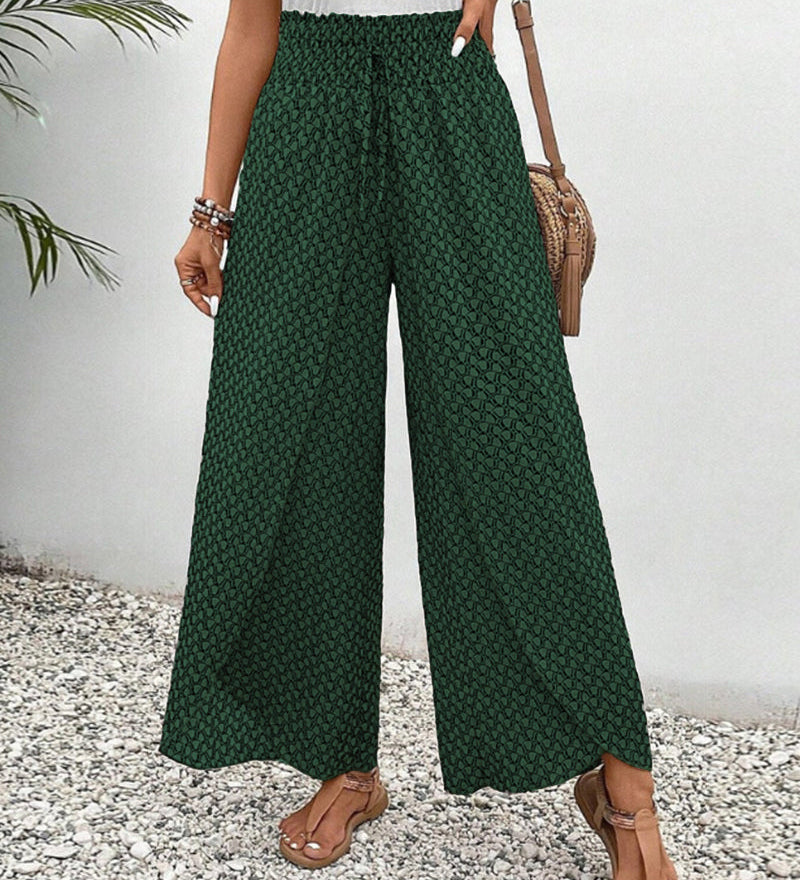 Sommerfeld | Lisette Hose mit weitem Bein und geometrischem Druck