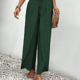 Sommerfeld | Lisette Hose mit weitem Bein und geometrischem Druck