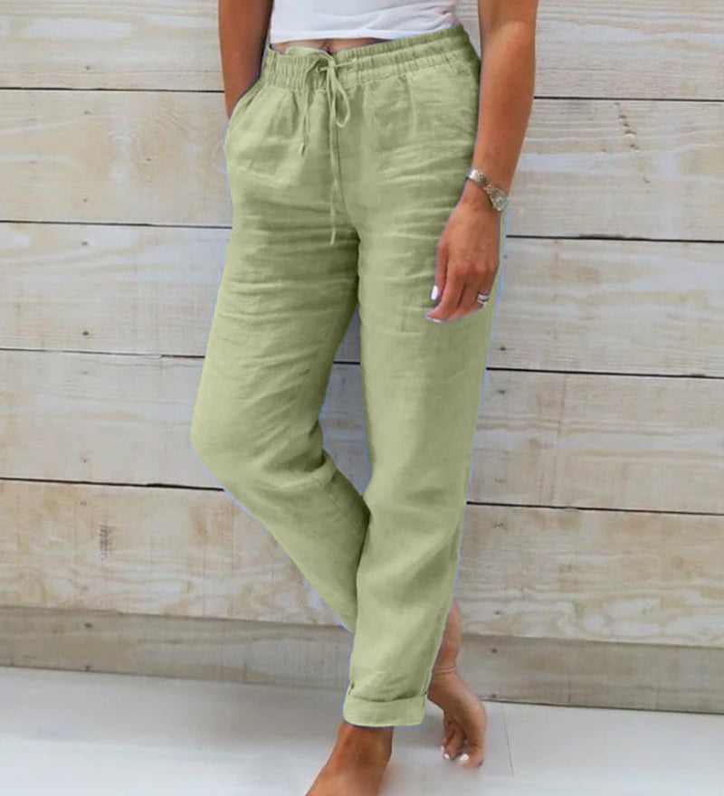 Sommerfeld | Atmungsaktive Leinenhose für Damen (1 Kaufen, 1 GRATIS dazu)