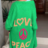 Sommerfeld | Liebe & Frieden - Long Sleeve Cardigan