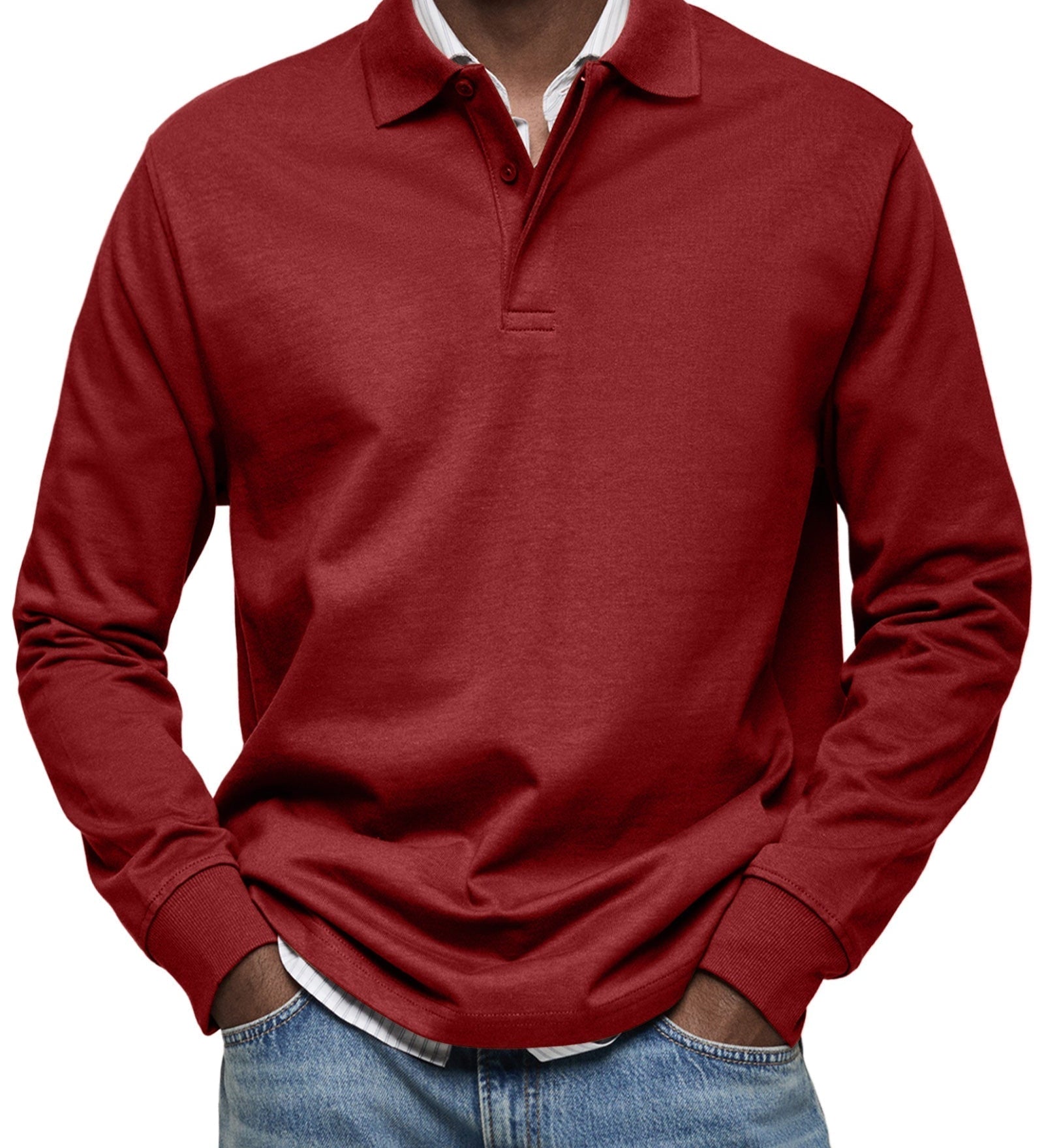 Sommerfeld | Langarm-Poloshirt für Herren (1 kaufen – 1 GRATIS dazu)