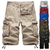 Crestsport Herren Cargo-Shorts aus Twill mit Mehrfachtaschen
