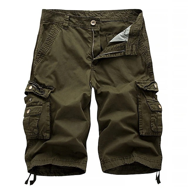 Crestsport Herren Cargo-Shorts aus Twill mit Mehrfachtaschen