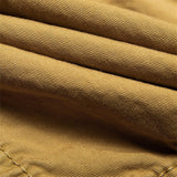 Herren unifarbene Cargo-Shorts mit mehreren Taschen