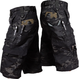 Outdoor-Camouflage-Trainingsshorts mit Mehrfachtaschen für Herren