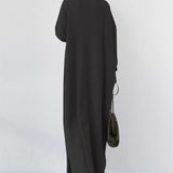 Serenya™ - Modisches Kleid mit langen Ärmeln und V-Ausschnitt