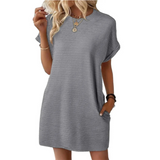 Ivay™ – Minimalistisches Sommerkleid mit Rundhalsausschnitt