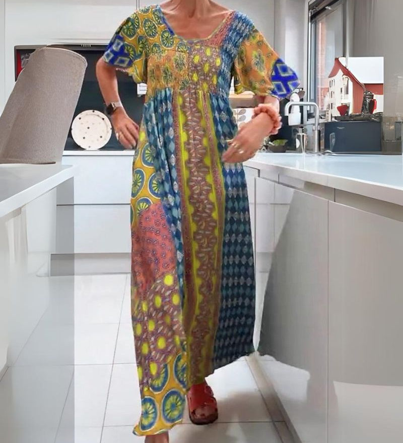 Ash™ - Buntes Bohemian-Kleid