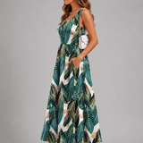 Franziska | Boho-Halterneck Midi-Kleid