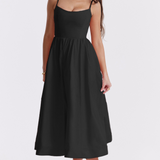 ESTELLE | Elegantes Korsett Sommer Midi Kleid