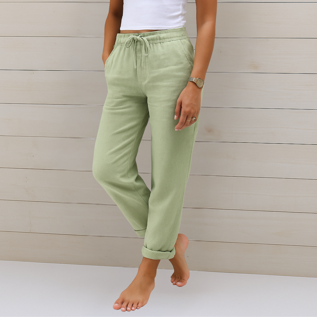 Sommerfeld | Leinen-Stretchhose für Damen (1 Kaufen, 1 GRATIS dazu)