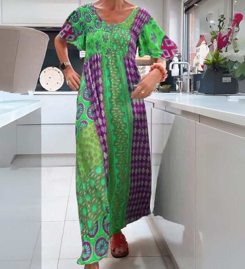 Ash™ - Buntes Bohemian-Kleid