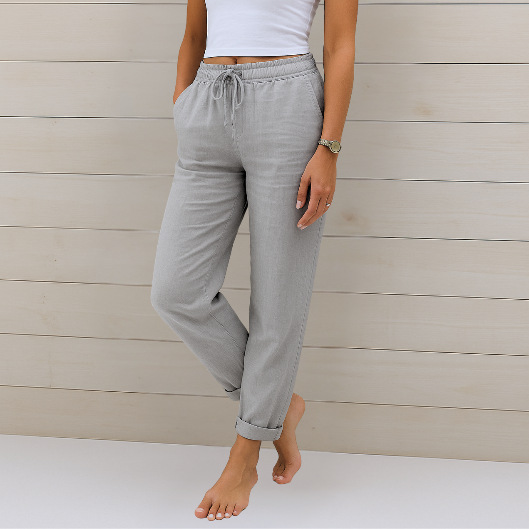 Sommerfeld | Leinen-Stretchhose für Damen (1 Kaufen, 1 GRATIS dazu)