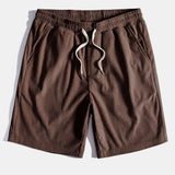 Kurzärmeliges Corduroy Kubanisches Hemd & Shorts