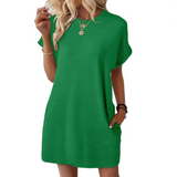 Ivay™ – Minimalistisches Sommerkleid mit Rundhalsausschnitt