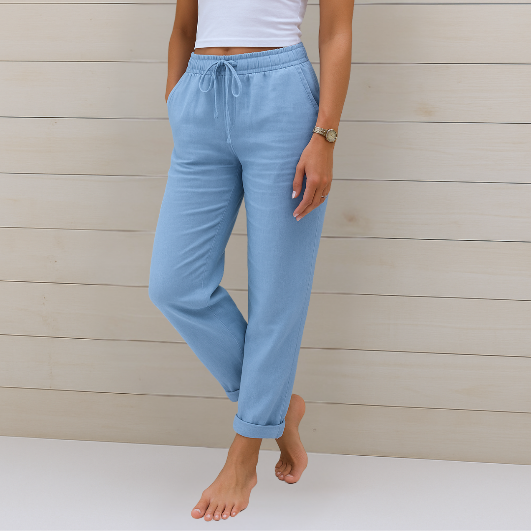 Sommerfeld | Leinen-Stretchhose für Damen (1 Kaufen, 1 GRATIS dazu)