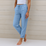 Sommerfeld | Leinen-Stretchhose für Damen (1 Kaufen, 1 GRATIS dazu)