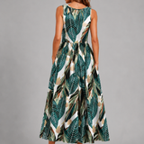 Franziska | Boho-Halterneck Midi-Kleid
