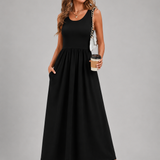 Franziska | Boho-Halterneck Midi-Kleid