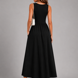 Franziska | Boho-Halterneck Midi-Kleid