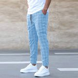 Sommerfeld™ | Herren Jogginghose kariert – Gerade geschnitten, Casual Streetwear, Frühling Freizeit