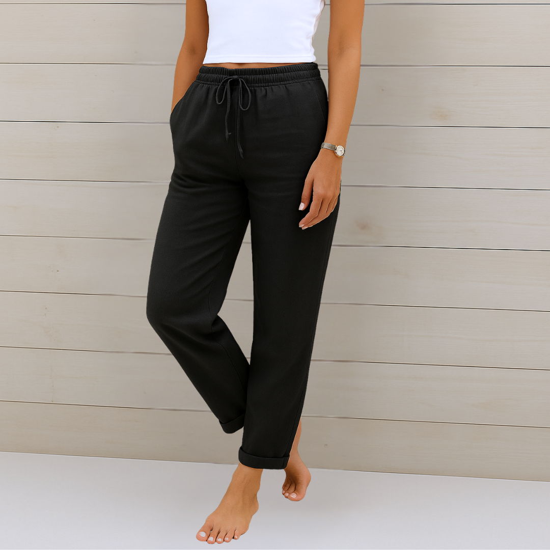 Sommerfeld | Leinen-Stretchhose für Damen (1 Kaufen, 1 GRATIS dazu)