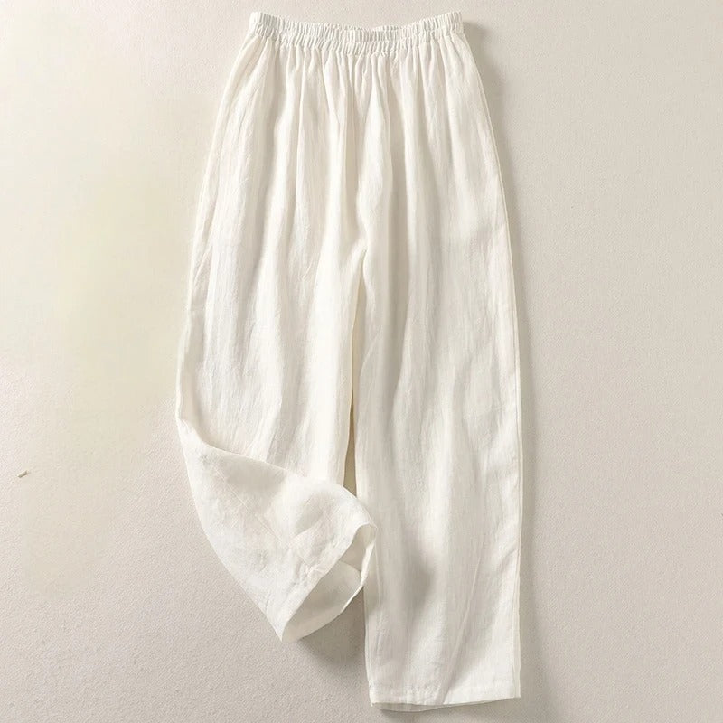 Sommerfeld | Leinen Hose mit Relaxed Fit (1 Kaufen, 1 GRATIS dazu)
