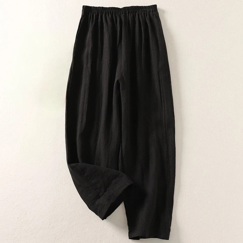 Sommerfeld | Leinen Hose mit Relaxed Fit (1 Kaufen, 1 GRATIS dazu)
