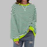 Sommerfeld | Gestreiftes Langarm-Sweatshirt mit Rundhalsausschnitt (1 kaufen, 1 gratis dazu)