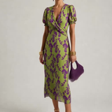Michaela | Midikleid mit Blumenmuster