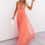 Sommerfeld | Maxikleid in Hellkoralle