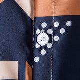 Geometrischer Print Hemd & Schwimmshorts