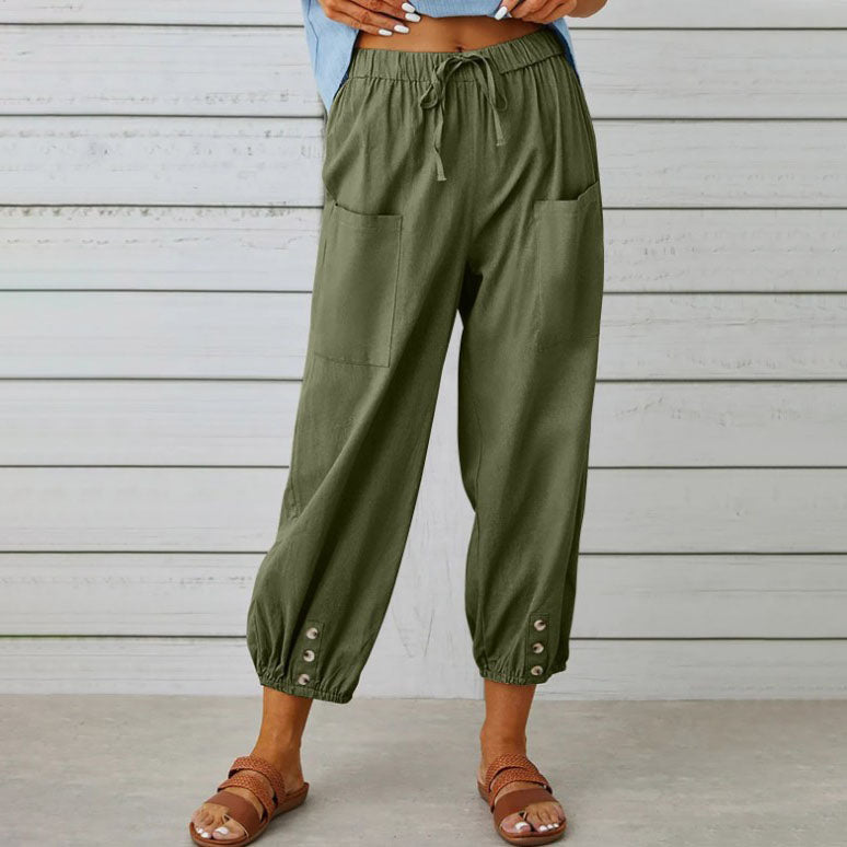 Sommerfeld | Hose aus Baumwollleinen (1 Kaufen, 1 GRATIS dazu)