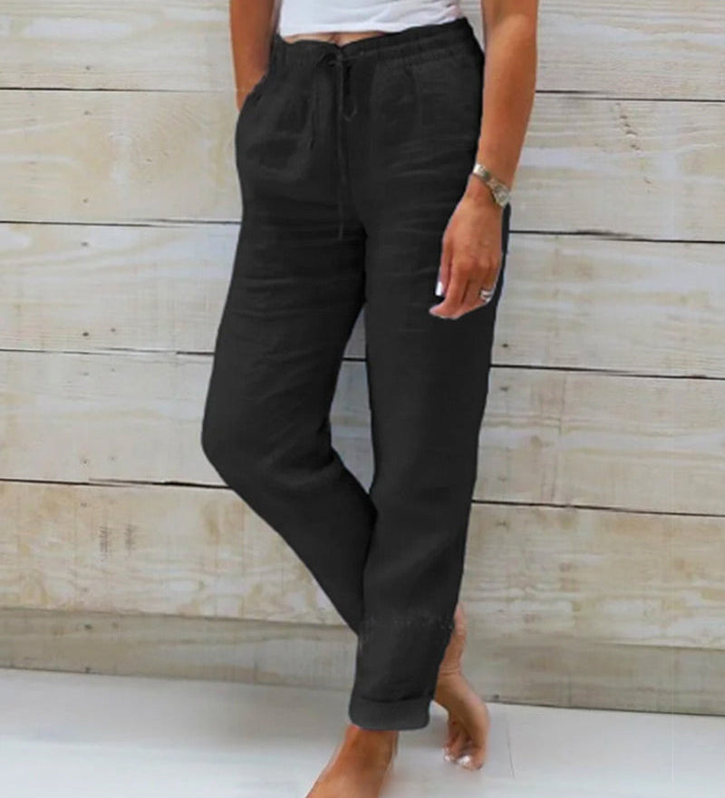 Sommerfeld | Atmungsaktive Leinenhose für Damen (1 Kaufen, 1 GRATIS dazu)