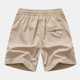 Flamingo-Lebensraum-Muster Hemd mit Knopfleiste und Shorts zum Schwimmen