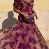 Lady™ - Elegantes Maxikleid für festliche Anlässe mit V-Ausschnitt