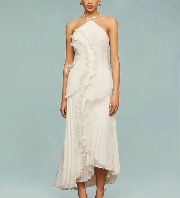 LIYANA | Spiral-Rüschenkleid