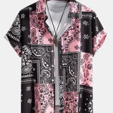 Hemd mit Paisley-Muster #Zufälliges Musterdesign# & Shorts zum Schwimmen