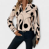 Zaylith | Elegante V-Ausschnitt-Bluse