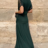 Lady™ - Elegantes Maxikleid für festliche Anlässe mit V-Ausschnitt