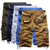 Herren Cargo-Shorts mit Mehrfachtaschen – 2 Stück kaufen, kostenloser Versand
