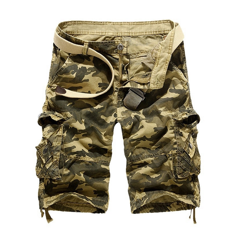 Sommerfeld | Herren Outdoor-Camouflage-Cargoshorts (1 kaufen, 1 GRATIS dazu)