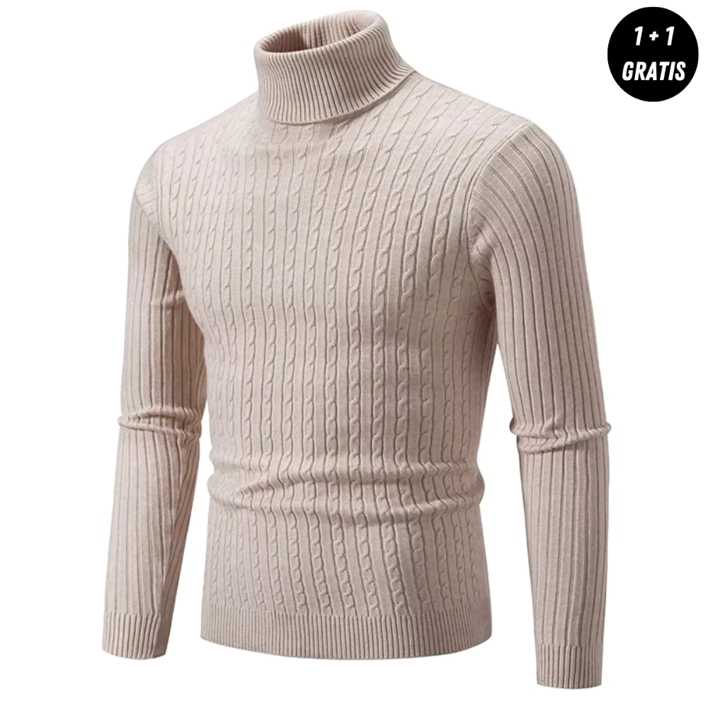 Sommerfeld™ | Warmer Strickpullover mit Rollkragen