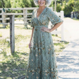 Amelie | Maxikleid mit Blumenmuster