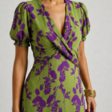 Michaela | Midikleid mit Blumenmuster