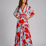 Isabell | Maxikleid mit V-Ausschnitt