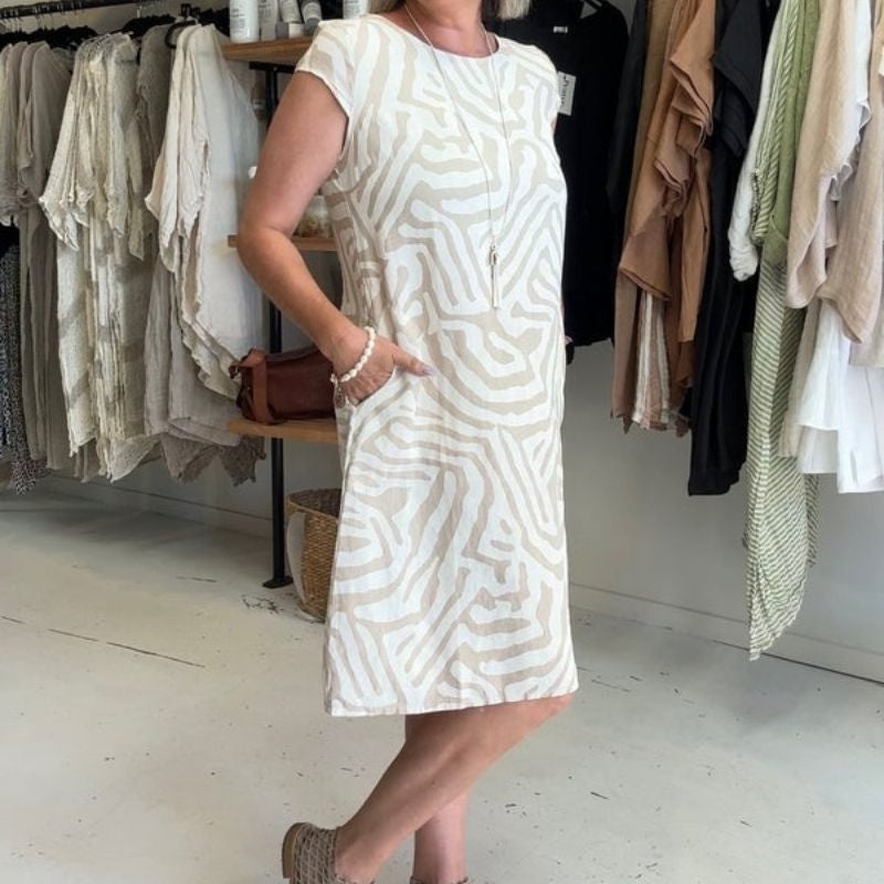 Alie™ - Sommerkleid mit Rundhalsausschnitt