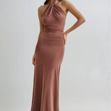 Sommerfeld | Halter Maxikleid