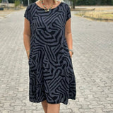 Alie™ - Sommerkleid mit Rundhalsausschnitt