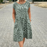 Alie™ - Sommerkleid mit Rundhalsausschnitt